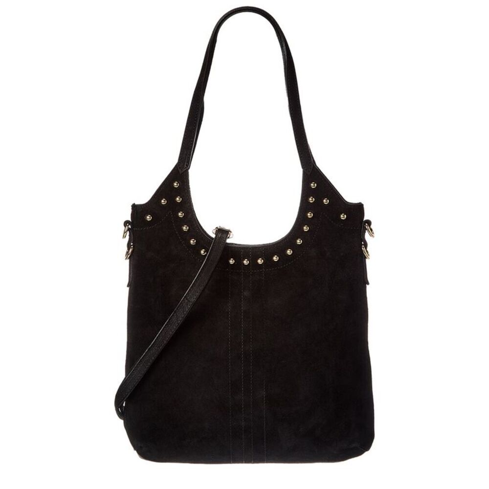 Isabella Rossetti Scarlett27 Studded Leather Tote, Black